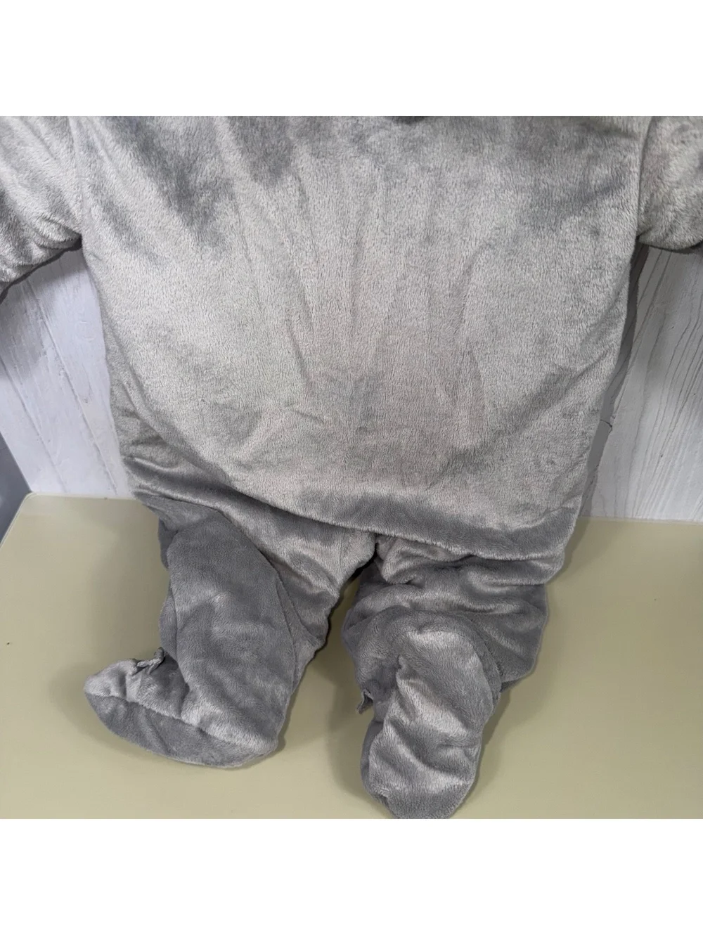 Carter’s Child of Mine Baby Gray Bear Hooded Snowsuit 3-6M